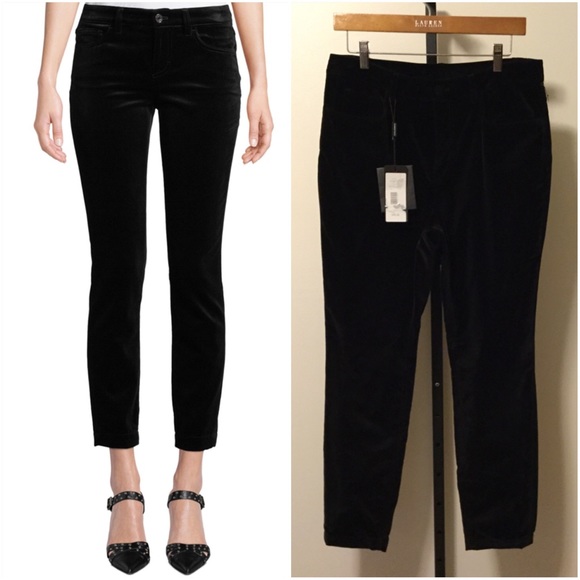Dolce & Gabbana Pants - Dolce & Gabbana mid Straight-Leg Velvet Pants